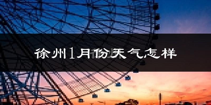 徐州1月份天气如何?很冷吗?