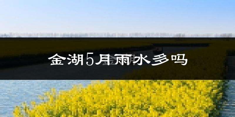 金湖5月雨水多吗?
