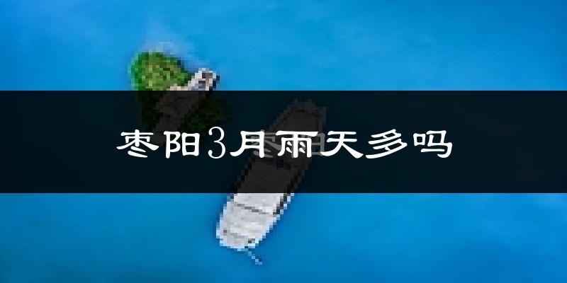 枣阳3月雨天多吗?