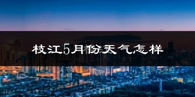 枝江5月份天气如何?很热吗?