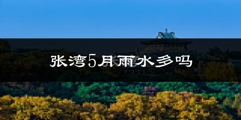 张湾5月雨水多吗?