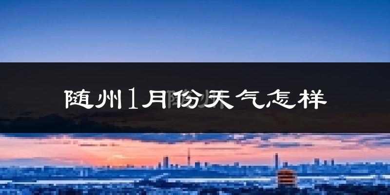 随州市1月份天气如何?很冷吗?