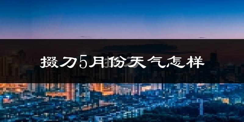 掇刀5月份天气怎样?掇刀五月冷吗?