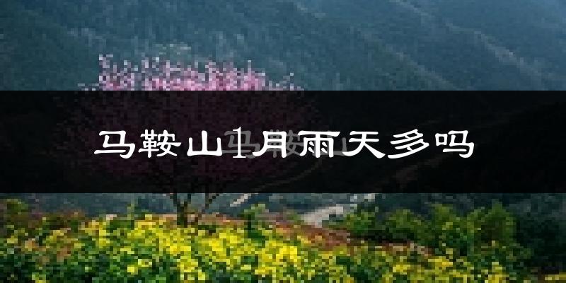马鞍山1月雨天多吗?