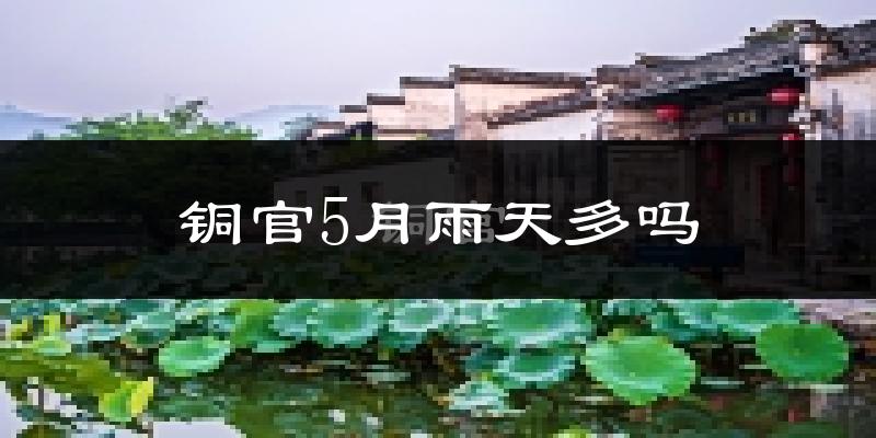 铜官5月雨天多吗?
