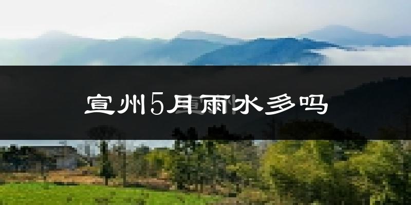 宣州5月雨水多吗?
