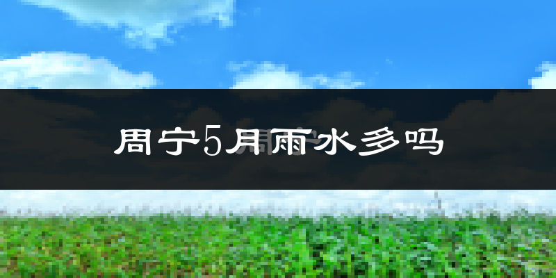 周宁5月雨水多吗?