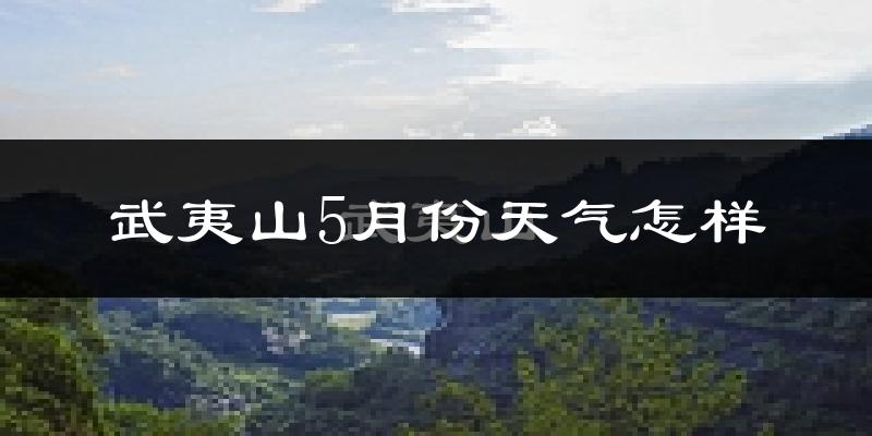 武夷山市5月份天气如何?会很热吗?