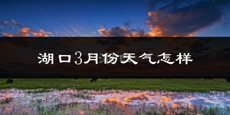 湖口县3月份天气如何?冷热情况怎么样?
