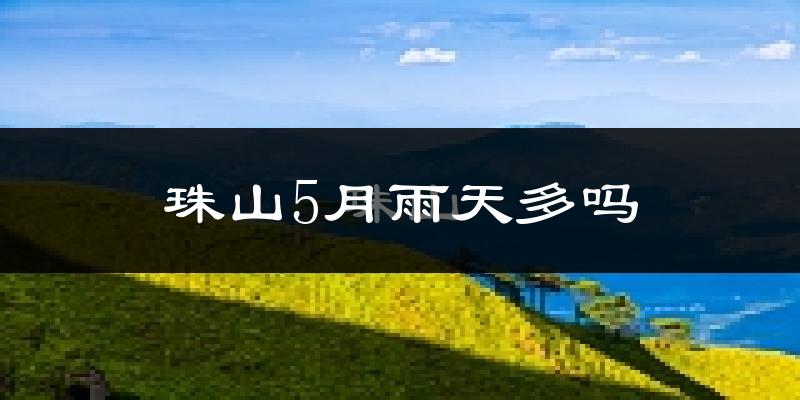 珠山5月雨天多吗?