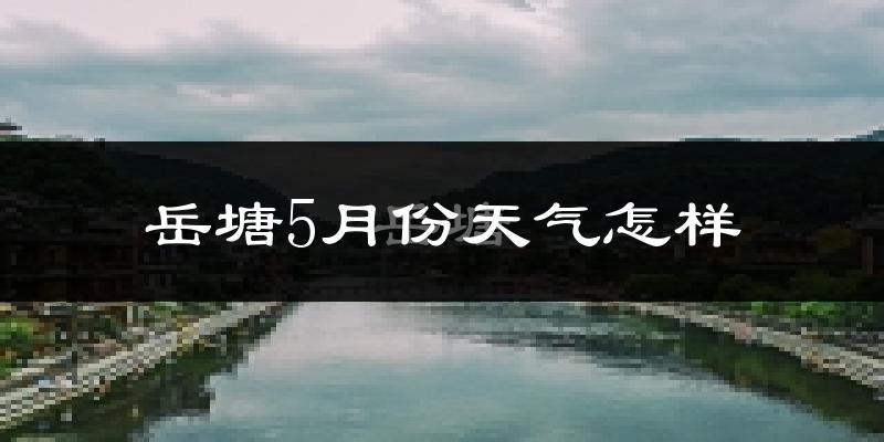 岳塘5月份天气怎样?岳塘五月冷吗?