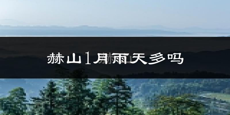 赫山1月雨天多吗?