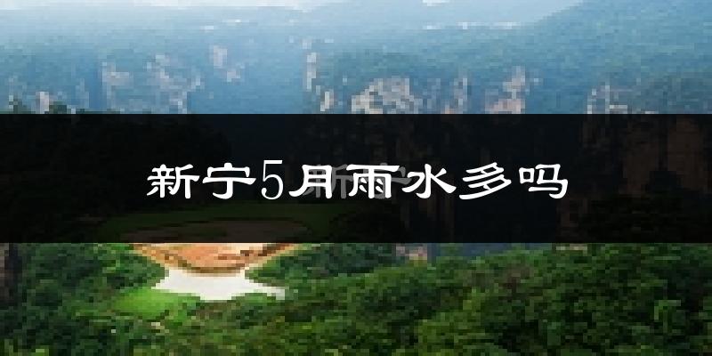 新宁5月雨水多吗?