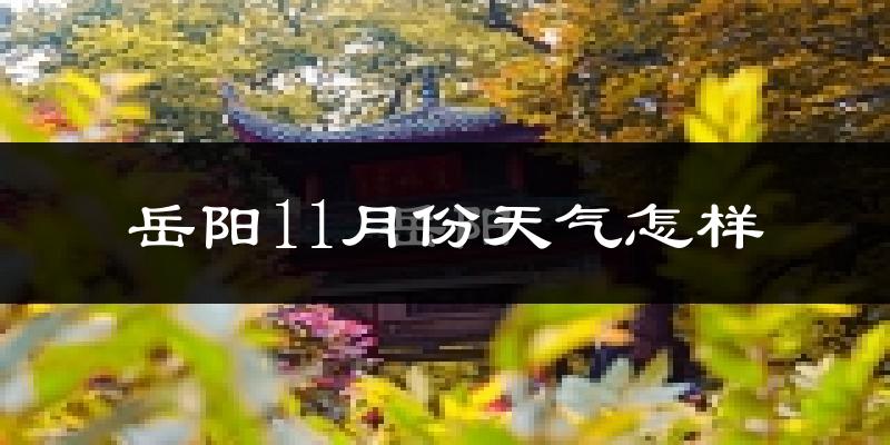 岳阳11月份天气怎样?岳阳十一月冷吗?
