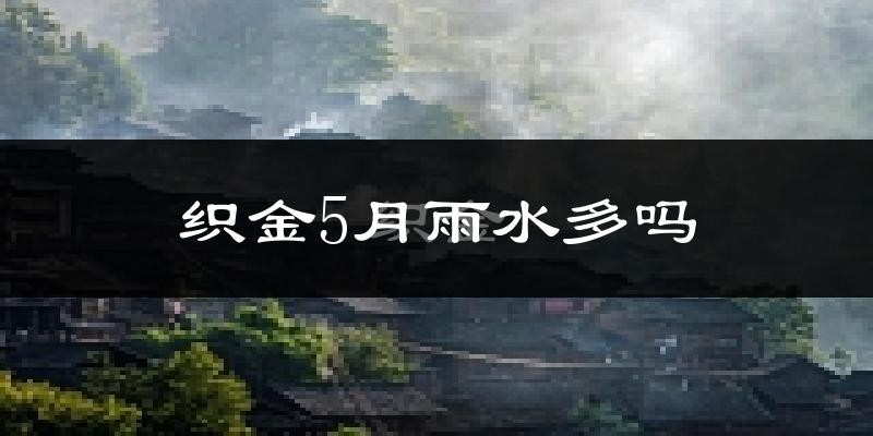 织金5月雨水多吗?