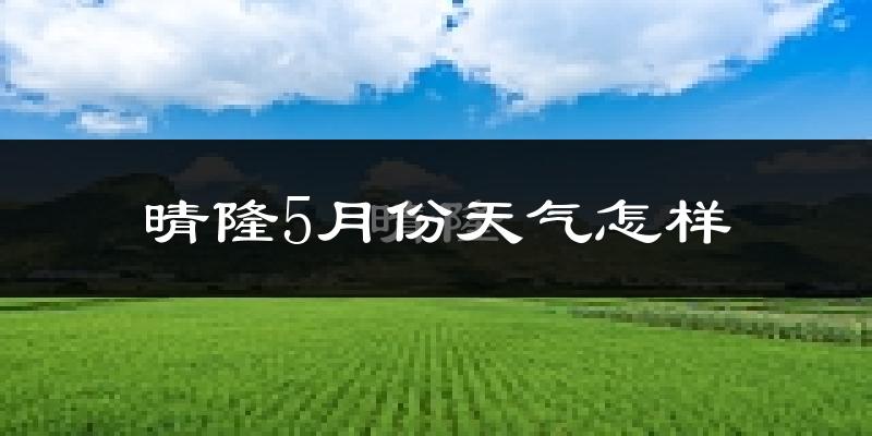 晴隆县5月份天气如何?很热吗?