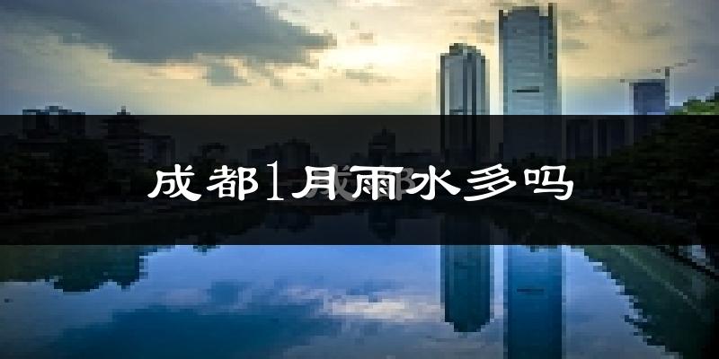 成都1月雨水多吗?