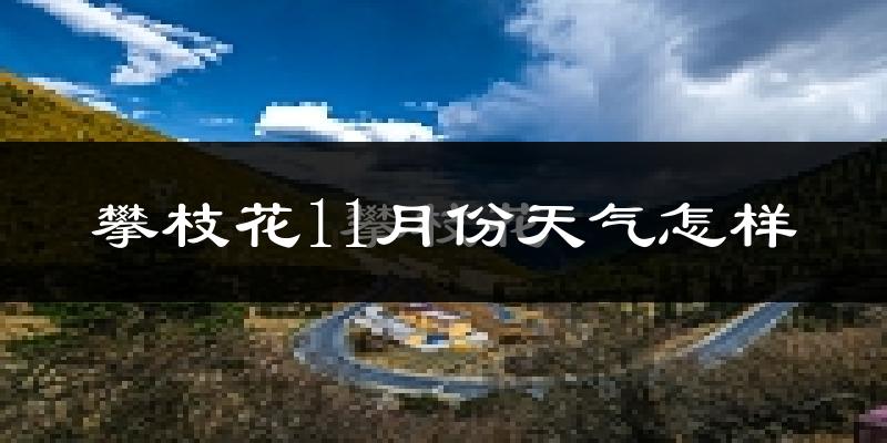 攀枝花11月份天气怎样?攀枝花十一月冷不冷?