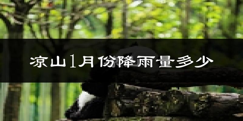 凉山1月份降雨量多少?凉山一月下雨多吗?
