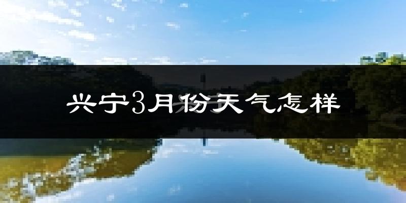 兴宁市3月份天气如何?冷热情况怎么样?
