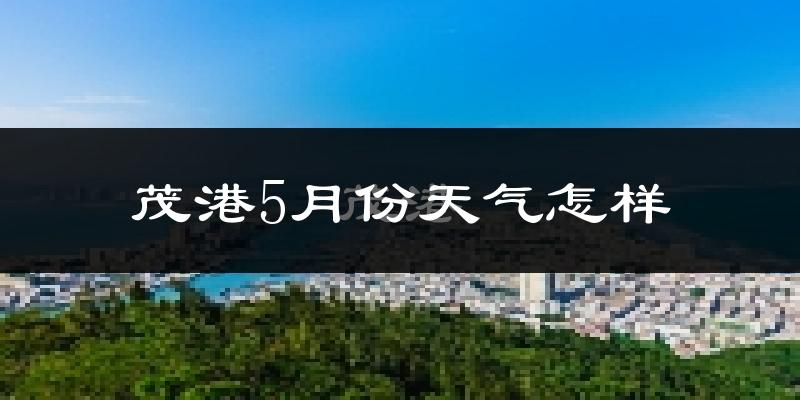 茂港5月份天气怎样?茂港五月冷不冷?