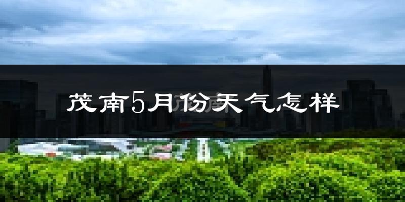 茂南5月份天气怎样?茂南五月冷不冷?