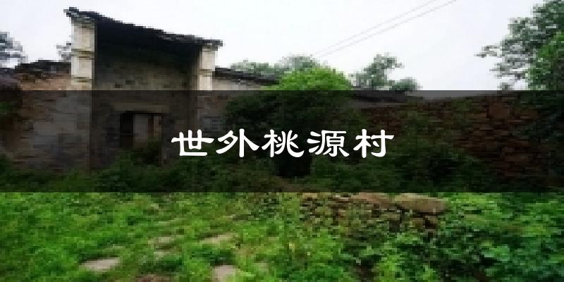 世外桃源村天气预报十五天