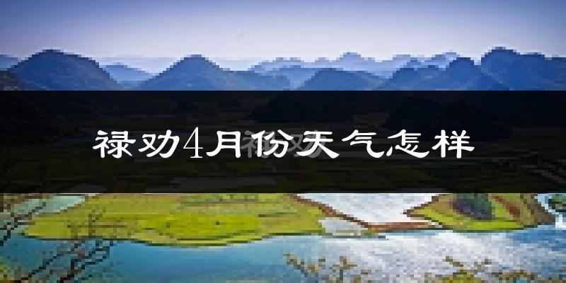 禄劝彝族苗族自治县4月份天气如何?冷热情况分析