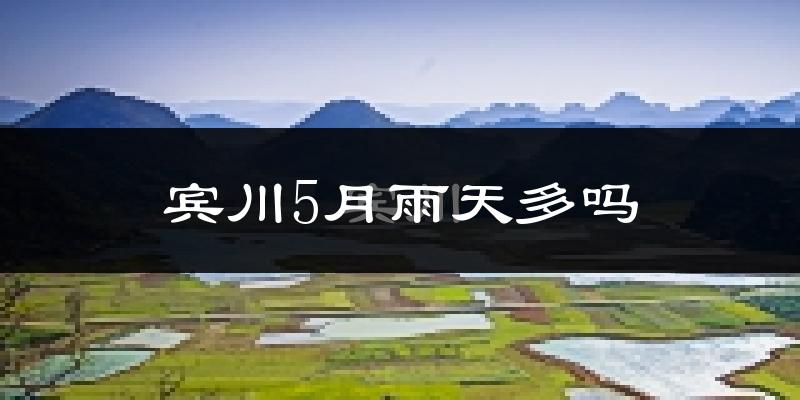 宾川5月雨天多吗?