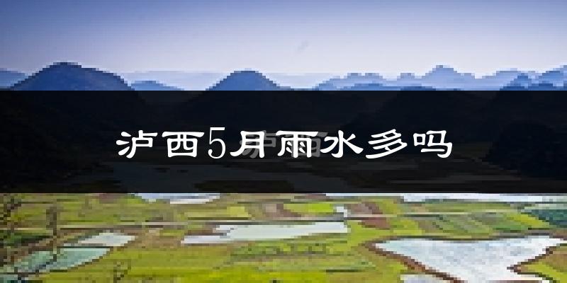 泸西5月雨水多吗?