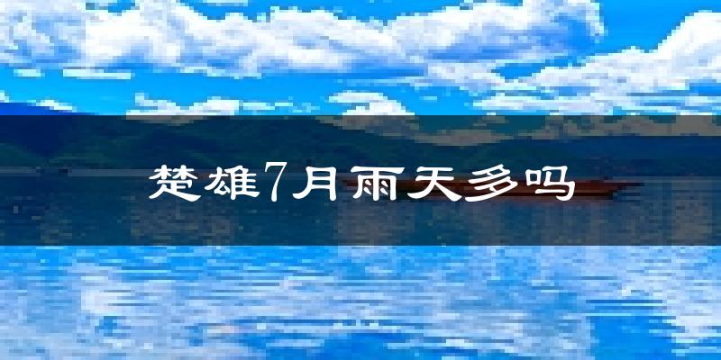 楚雄7月雨天多吗?