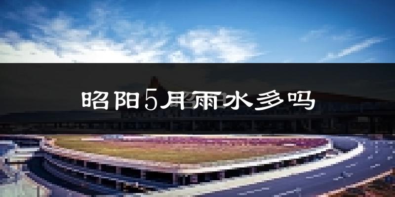 昭阳5月雨水多吗?