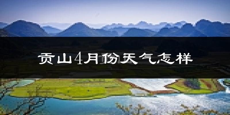 贡山独龙族怒族自治县4月份天气如何?冷吗?