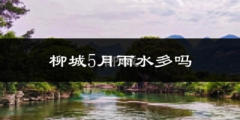 柳城5月雨水多吗?