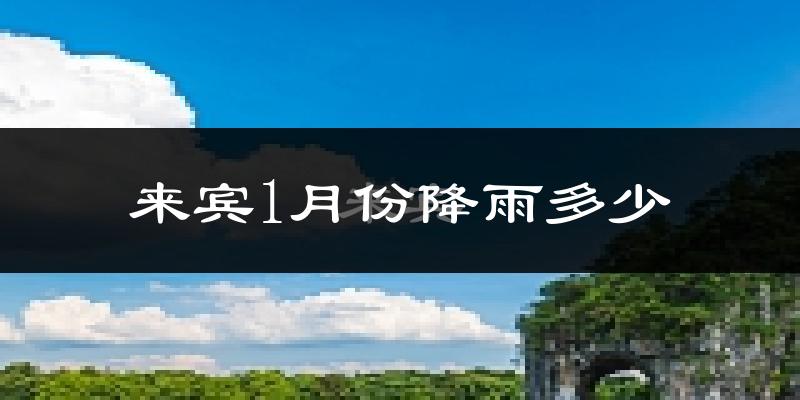 来宾1月份降雨多少?