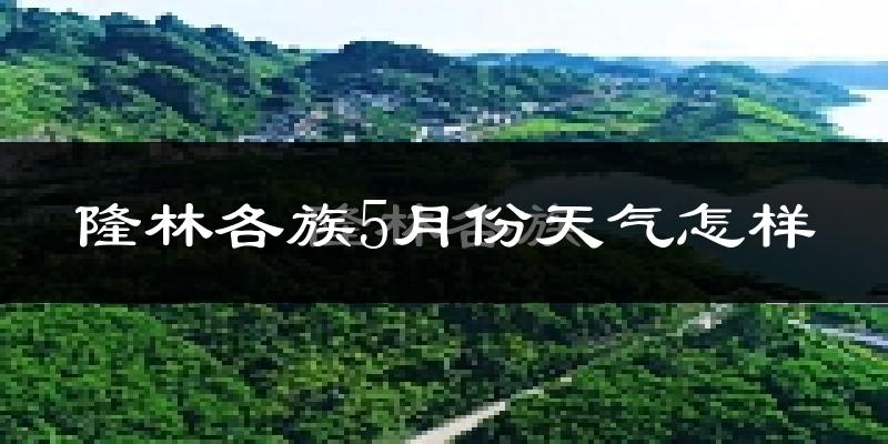 隆林各族自治县5月份天气如何?很热吗?