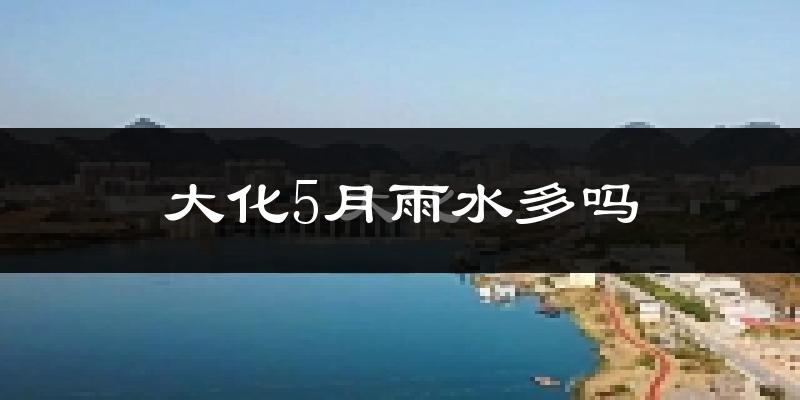 大化5月雨水多吗?