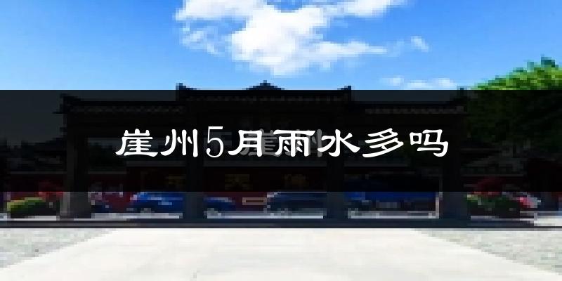 崖州5月雨水多吗?