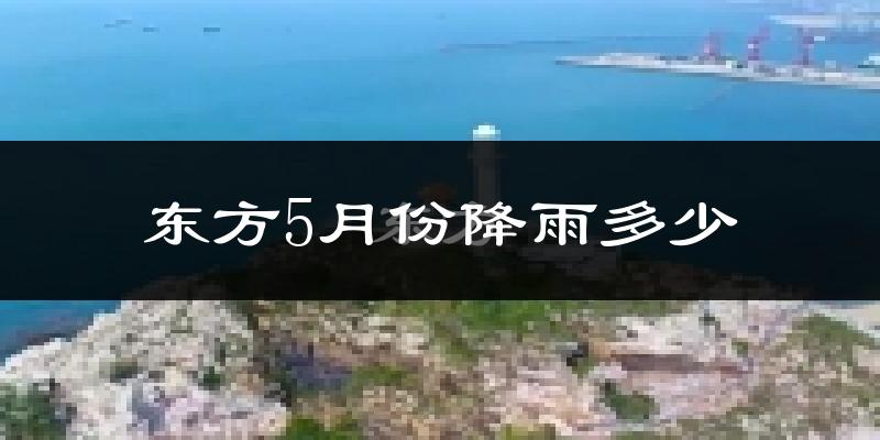 东方5月份降雨多少?