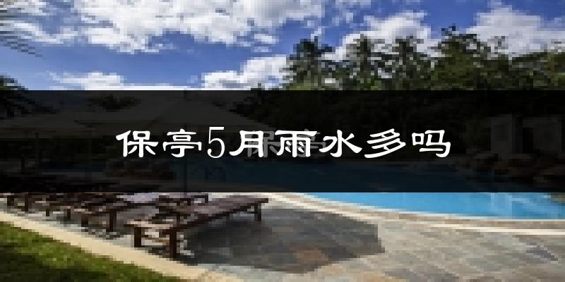 保亭5月雨水多吗?