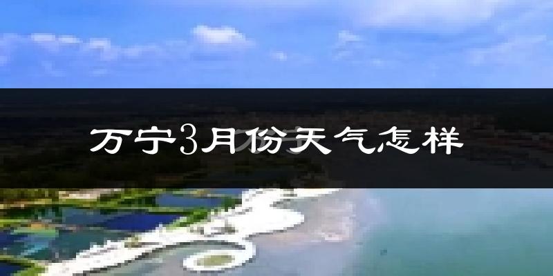 万宁市3月份天气如何?冷热情况怎么样?