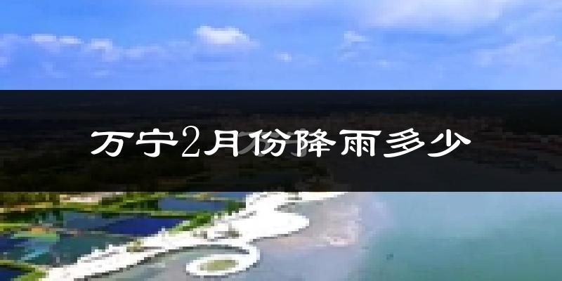 万宁2月份降雨多少?