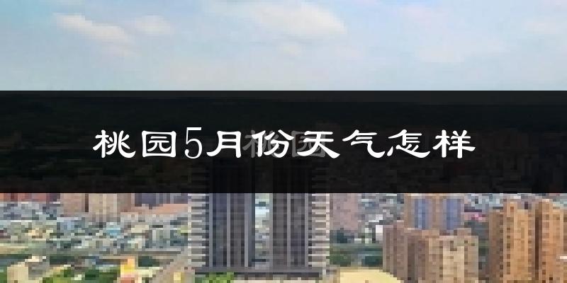 桃园5月份天气怎样?桃园五月冷吗?
